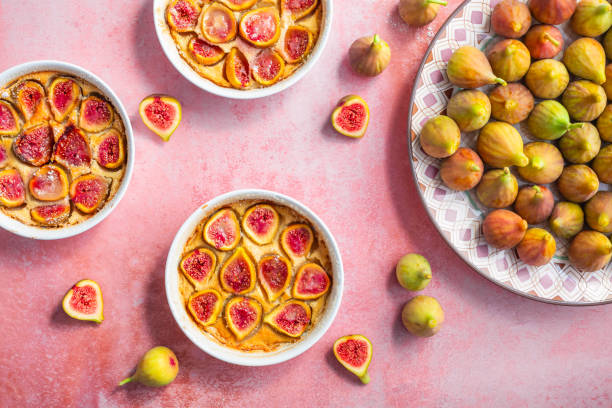 istock French fig clafoutis with almonds in baking form, glutenfree dessert 1690932046