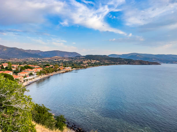 Sea view on sunny summer day