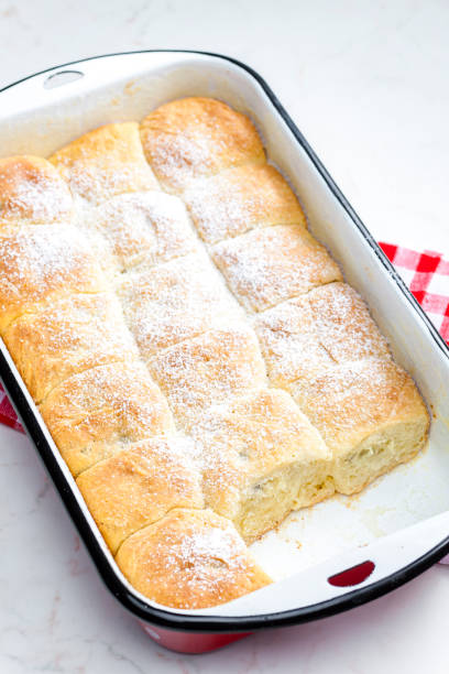 istock traditional Czech stuffed buns in baking tray 1690937616