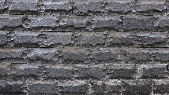 Brick, block, wall, gray marble, black, texture, tile, square, seamless, shaky for background