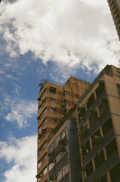 istock Sky and old residential buildings 1690939940