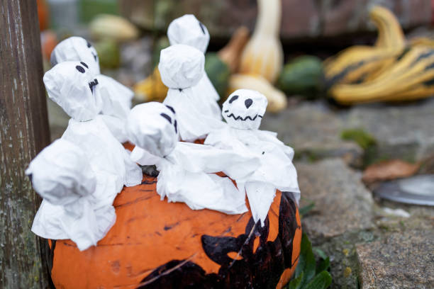 istock stilll life of Halloween decoration 1690943734