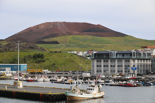 Vestmannaeyjar, Heimaey, Iceland: - Heimaey lives mainly from fishing and is one of the richest towns in Iceland