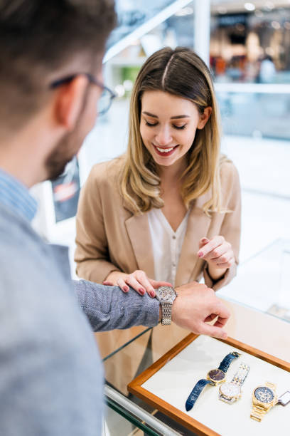 istock Business man in jewelry store 1690991832