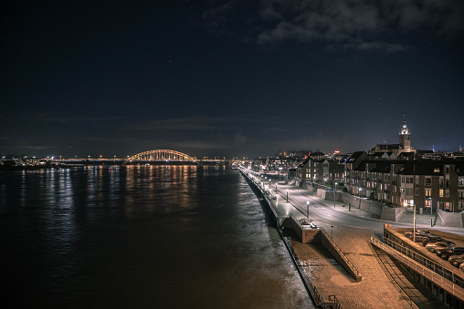 Nijmegen city at night