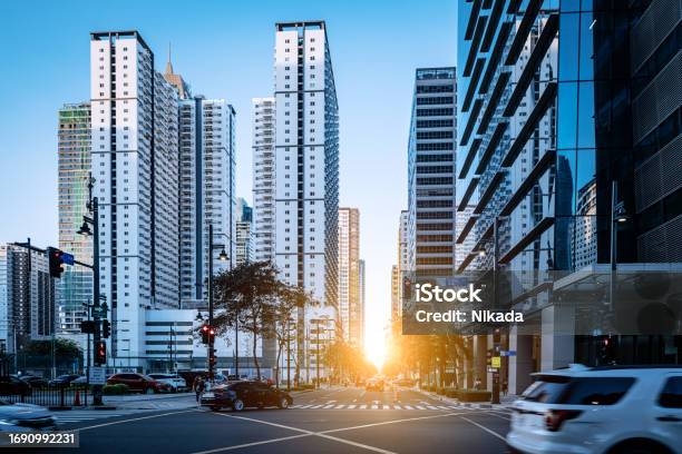 Office Buildings In Makati The Business District Of Metro Manila Stock Photo - Download Image Now