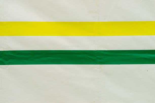 istock white background with green and yellow stripes. 1691012739