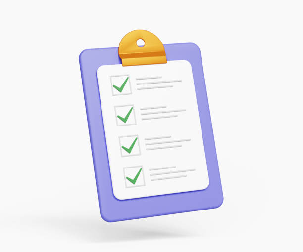 istock 3D to do list icon. Day planning concept. Clipboard with completed tasks. 3d illustration 1691064040