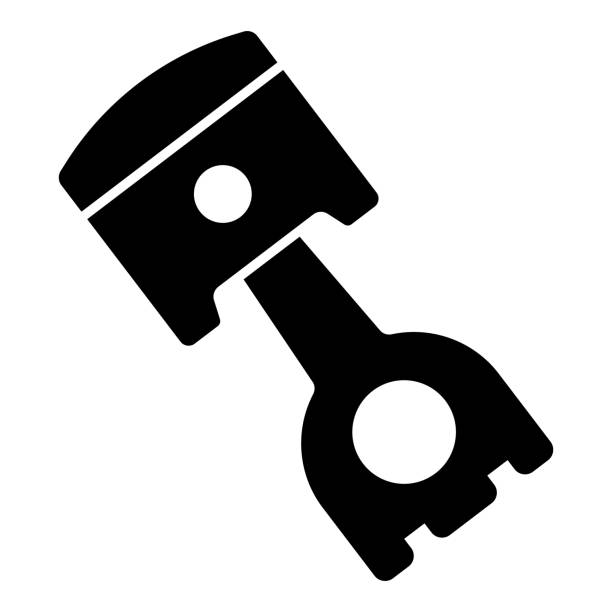 Cylindrical piston of car solid icon, Car parts concept, Engine Parts sign on white background, car motor piston icon in glyph style mobile concept web design. Vector graphics. Cylindrical piston of car solid icon, Car parts concept, Engine Parts sign on white background, car motor piston icon in glyph style mobile concept web design. Vector graphics piston rod stock illustrations