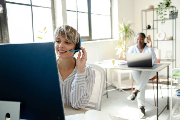 istock Two young women working online from their office 1691076015
