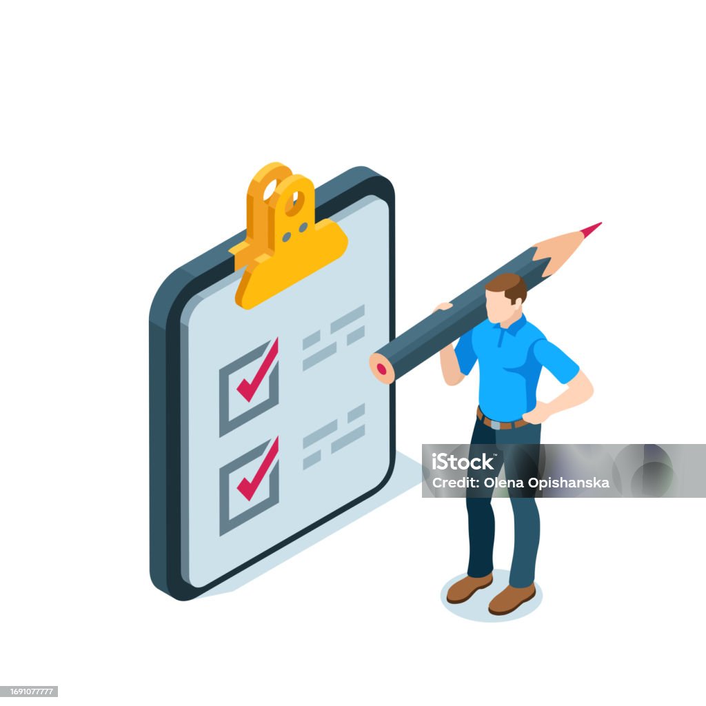 Completed Task Stock Illustration - Download Image Now - Achievement ...