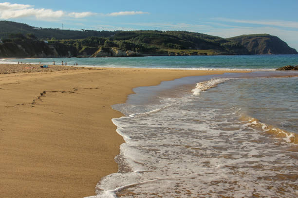 istock a beach in Galicia, Spain at sunset 1691144174