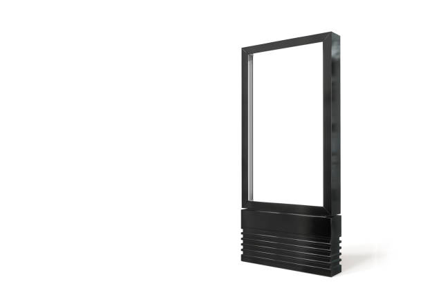 istock Light box stand in perspective on the white background. 3d illustration 1691156862