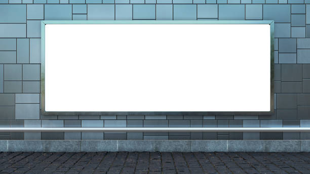 istock City light boxe on the metal plates wall. 3d illustration 1691156870