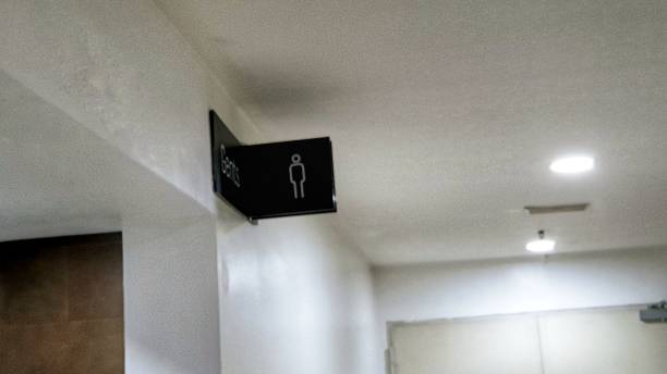 istock a sign that says disabled hanging on a wall 1691270856