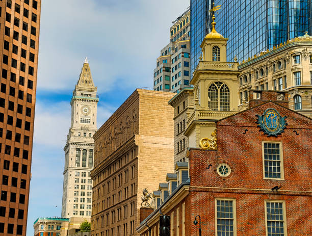 istock Buildings on the red path of Boston downtown 1691320079