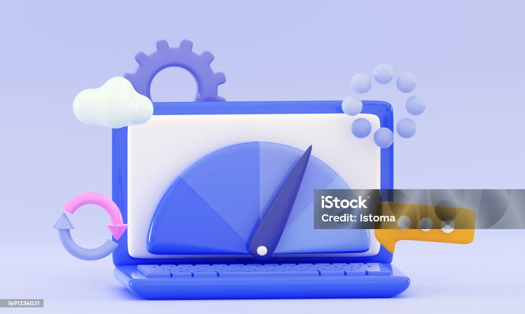 3d System Update Upgrading Concept Progress Bar Website Loading ...