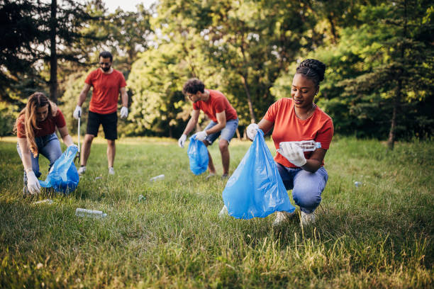 istock Volunteers cleaning nature 1691361723
