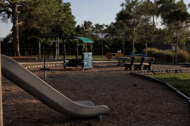 istock Slider on the playground. 1691372358