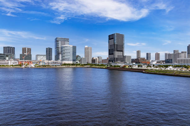 istock Urban buildings on the waterfront 1691374519