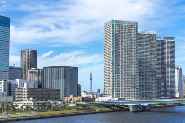 istock Urban buildings on the waterfront 1691375104