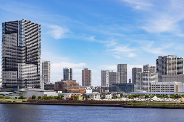 istock Urban buildings on the waterfront 1691377306