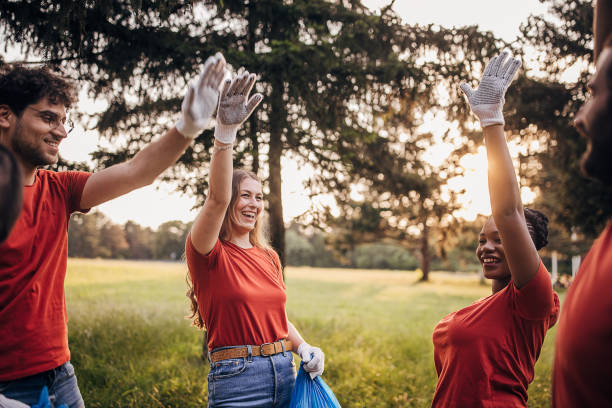 istock Group of volunteers 1691391441