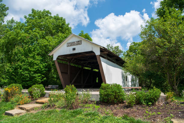 istock Zeller-Smith Covered Bridge in Fairfield County, Ohio 1691471595