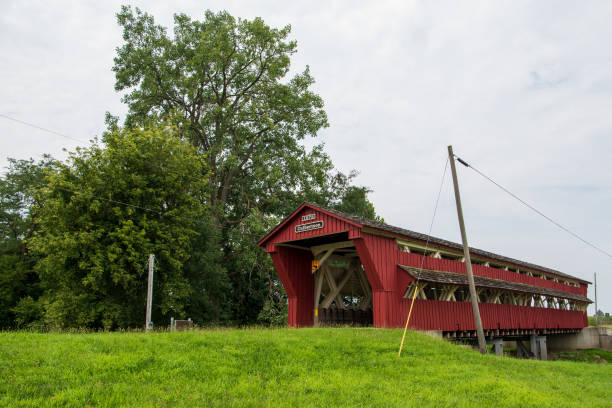 istock 35-80-03 - Culbertson Covered Bridge in Union County, Ohio 1691480707