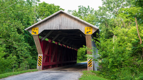 istock Chambers Road Covered Bridge in Delaware County, Ohio 1691500266