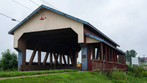 istock Stutzman's Crossing Covered Bridge in Holmes County, Ohio 1691530174