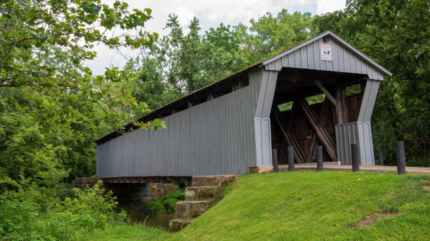 istock Bergstresser Dietz Covered Bridge in Franklin County, Ohio 1691549516