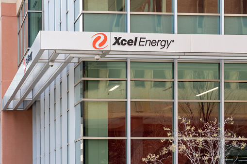 Xcel Energy headquarters in Minneapolis, Minnesota, USA, May 5, 2023. Xcel Energy is a public utility company that generates electric power and transmits and sells electricity and natural gas.