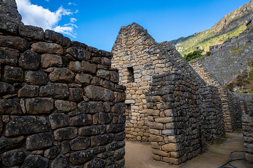 A view of Machu Pichu ruins, Peru