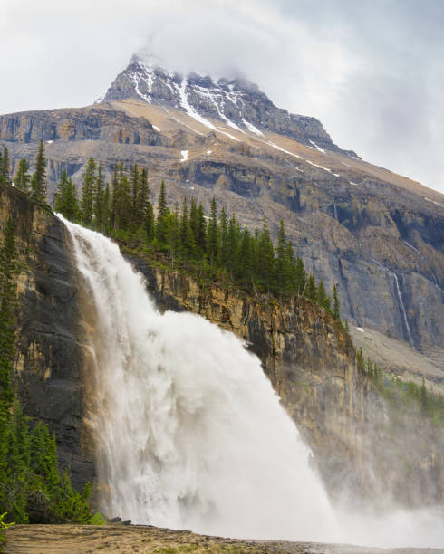 istock Emperor Falls Waterfall in Mount Robson Provincial Park 1691558121