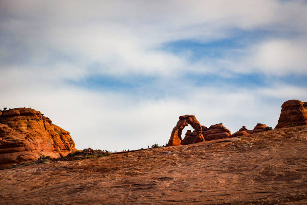 Rock formations in Arches national Park near Moab Utah
