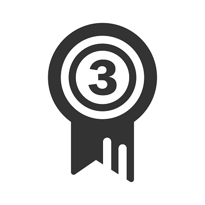 Third place badge Icon