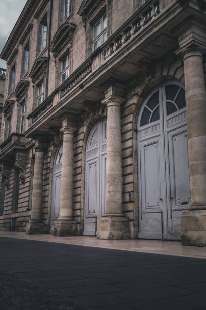 istock Old building with large windows and doors 1691709353