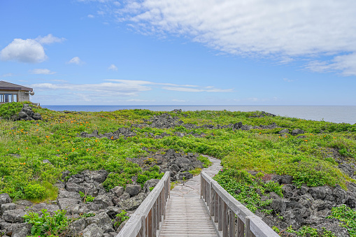 Kutukake cape in Rishiri