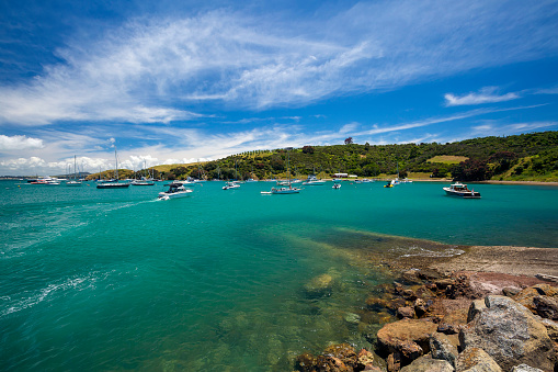 Waiheke Island coastline, Auckland, New Zealand