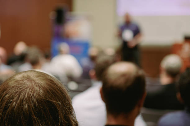 istock Businessman on seminar 1691762893
