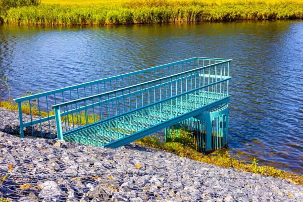 dumping the water level in the reservoir. water disposal facility