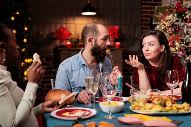 istock Couple celebrating christmas eve 1691870669