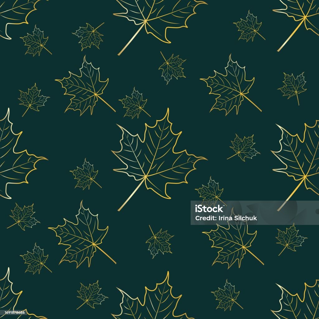 Fall Fill Pattern Fall Leaf Seamless Pattern Autumn Foliage Background For Your Design ...