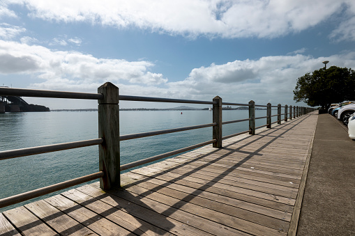 Westhaven Marina waterfront in Auckland, New Zealand