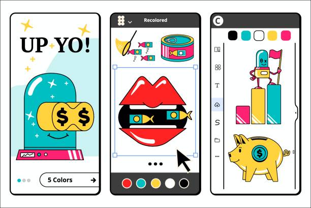 istock AI-Powered Fintech an icon bundle. Set of symbols and tech objects of robot advisor applications for financial planning and innovative wealth management tools, vector illustrations in flat web design 1691886590