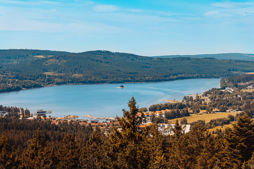 Lipno dam in summer. Czech Republic