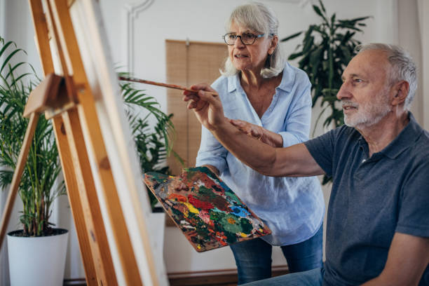 istock Male artist painting 1691906624