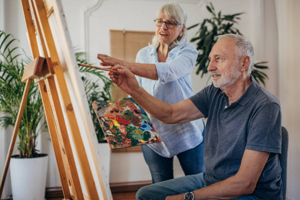 istock Male artist painting 1691907263