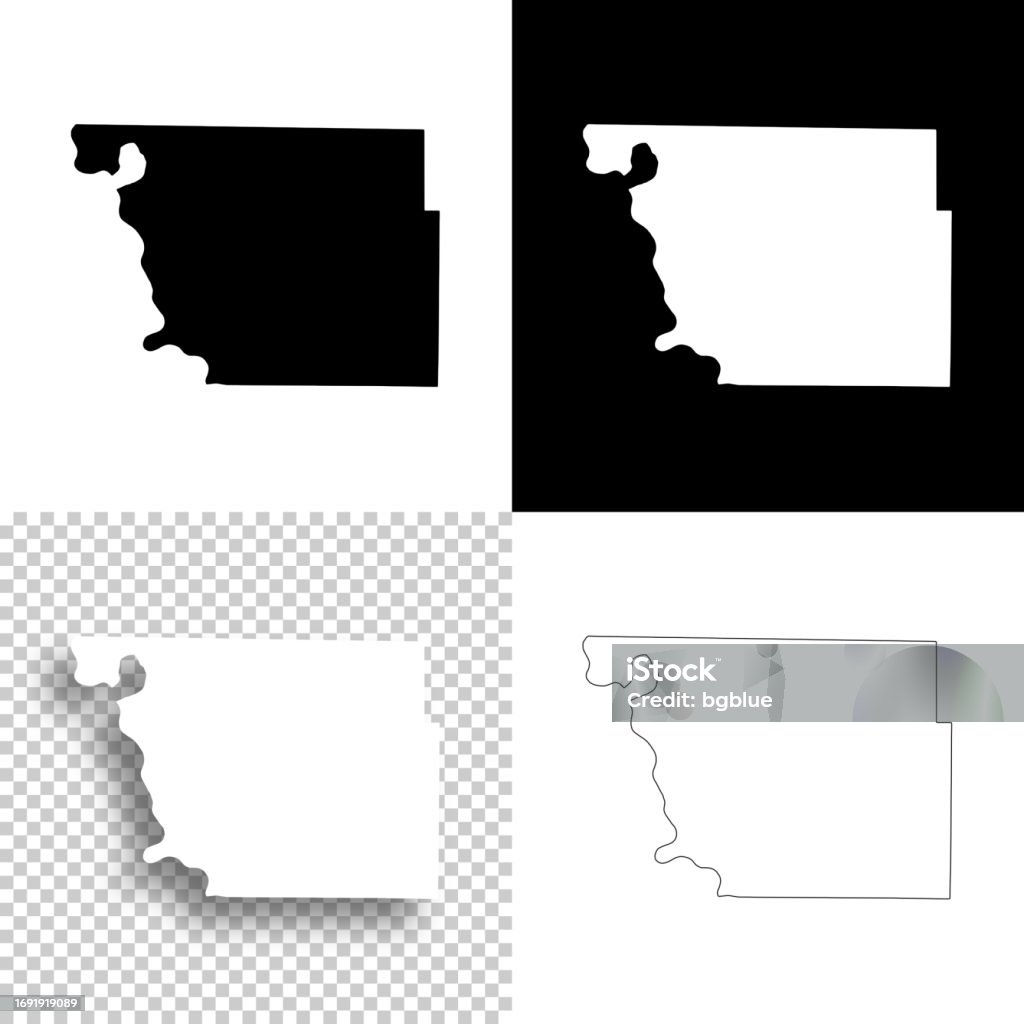 Atchison County Atchison County Missouri Maps For Design Blank White And Black ...